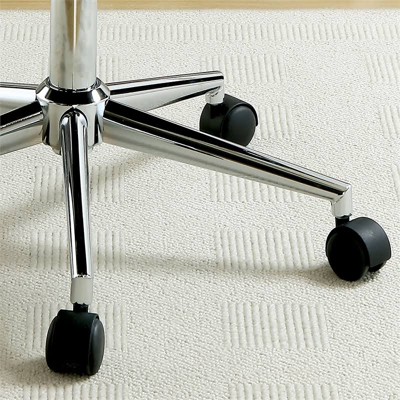 Brown Ergonomic Armless Office Chair M6596