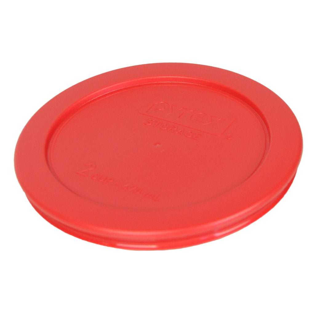 2-Cup Glass Storage Bowls with Red Lid Covers (6-Pack) J57121
