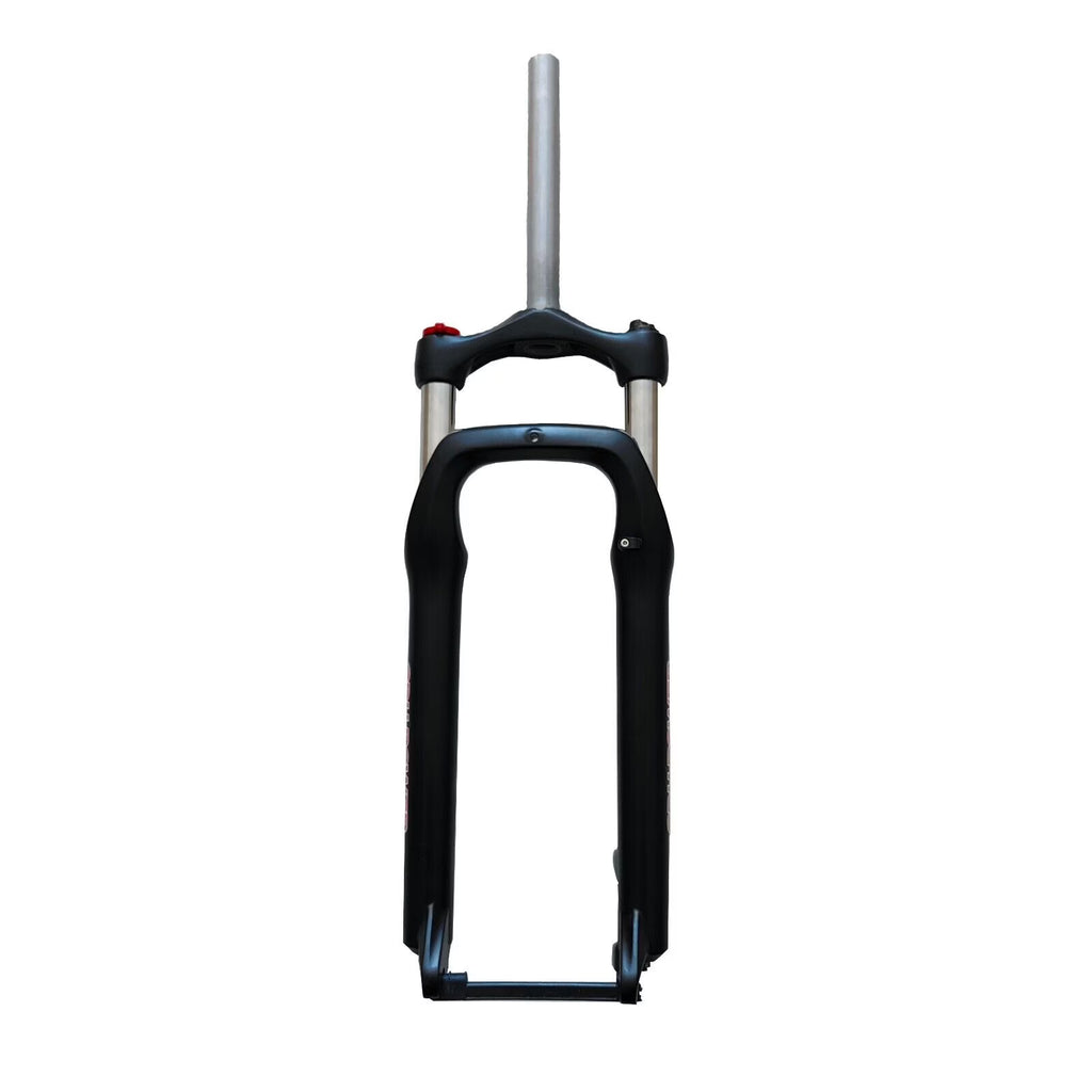24 inch Bicycle Suspension Fork 4" Fat Tire Disc Brake QR 9mm Manual Lockout L681530