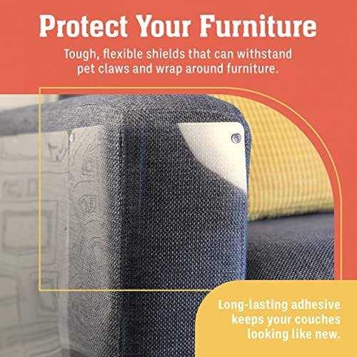 Cat Scratch Deterrent 6-Pack 17-inch x 12-inch Furniture Protectors B70593