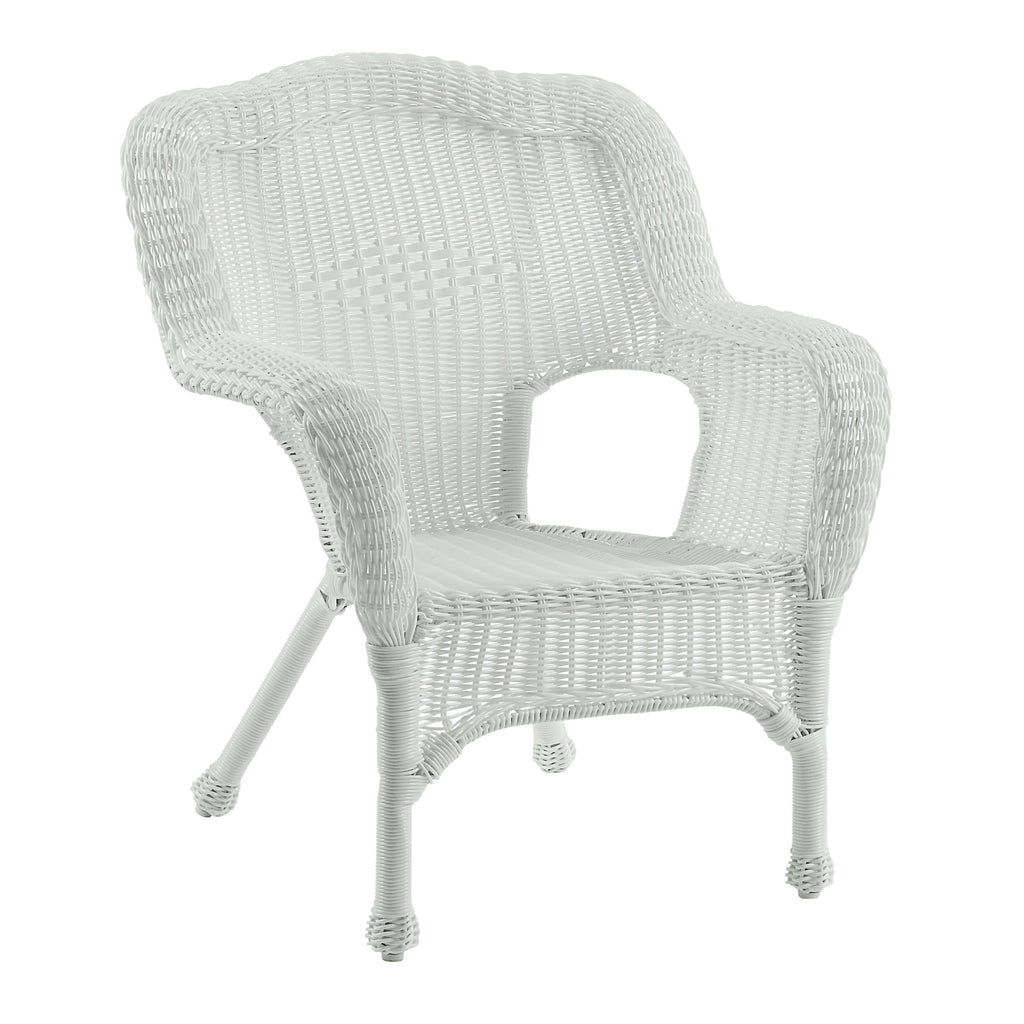 Resin Wicker Patio Chairs Set of 2 G4461