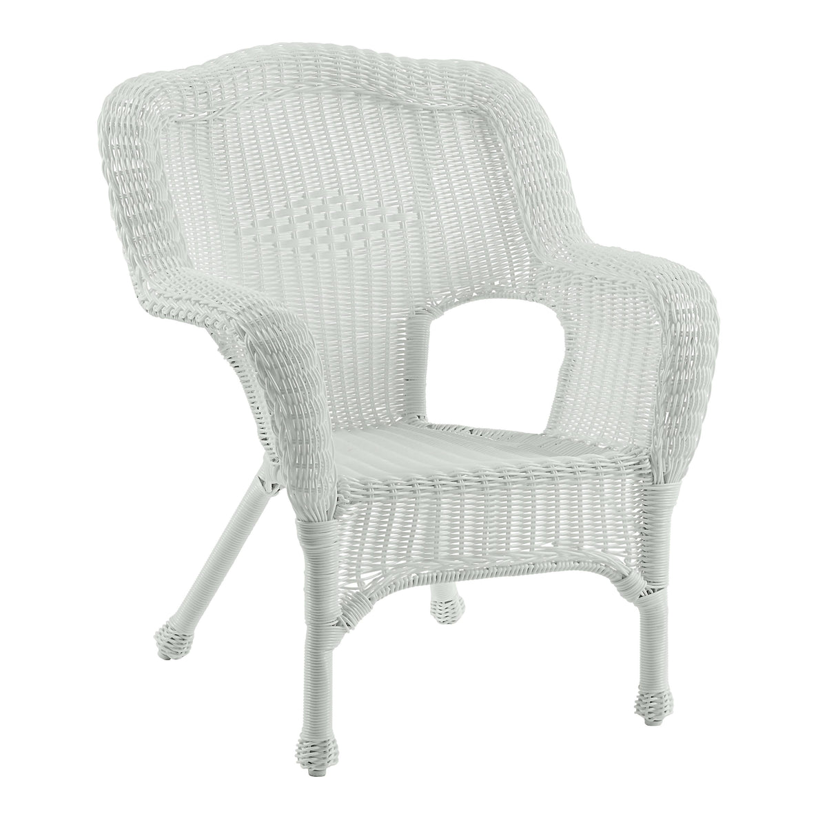 Resin Wicker Patio Chairs Set of 2 G4461