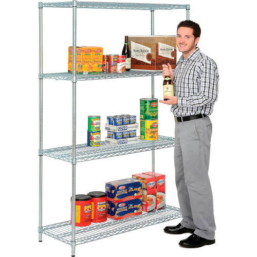 Chrome Wire Shelving Unit G709562