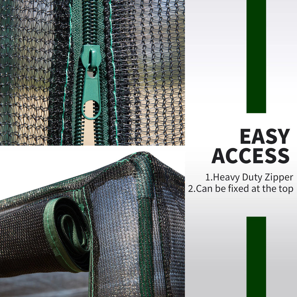 Outdoor Walk-in Crop Cage with HDPE Cover Z5448