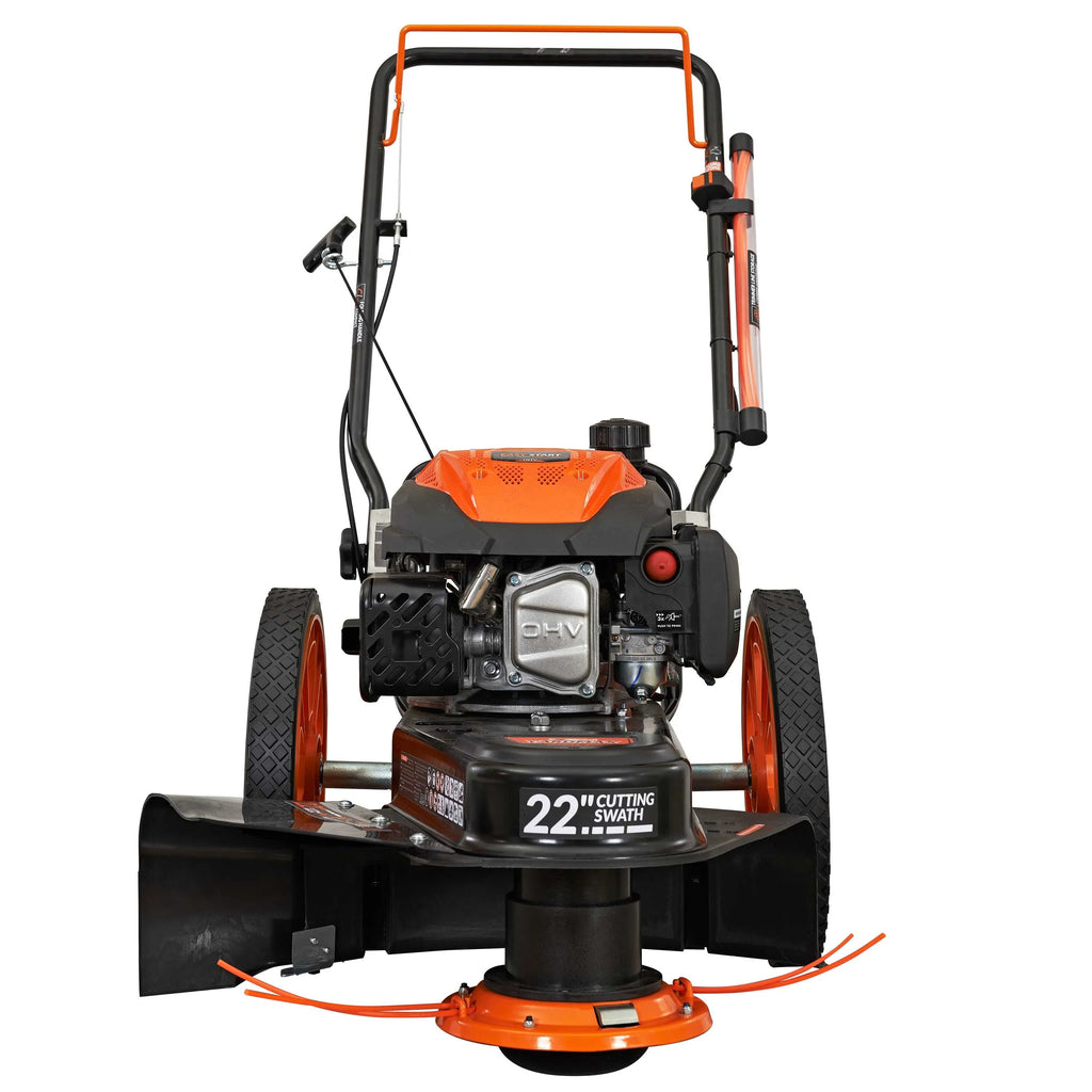 22 in. 170cc Gas Walk Behind String Trimmer Mower D69332