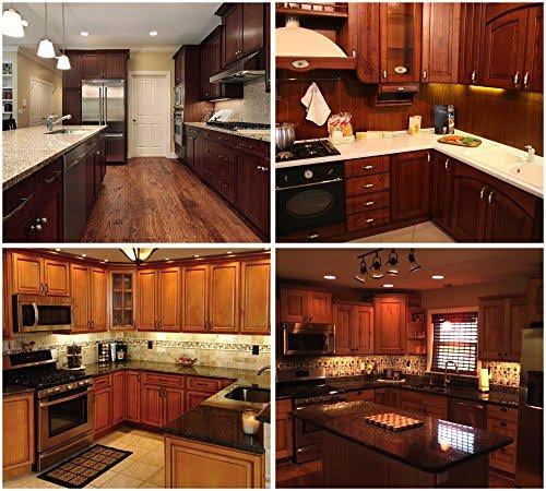 White Finish 3 Extra Long 20 inch Panels LED Dimmable Under Cabinet Lighting Kit M2398