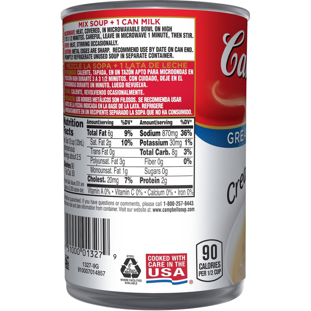 10.5 oz Can Cream of Shrimp Soup Pack of 12 D517500