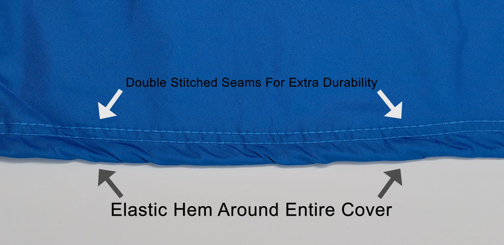 Blue / Black Jet Ski Cover with Trailer Straps and Storage Bag C638