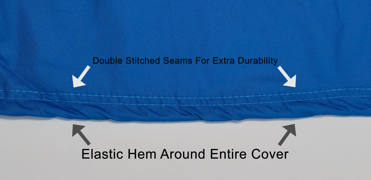 Blue / Black Jet Ski Cover with Trailer Straps and Storage Bag C638