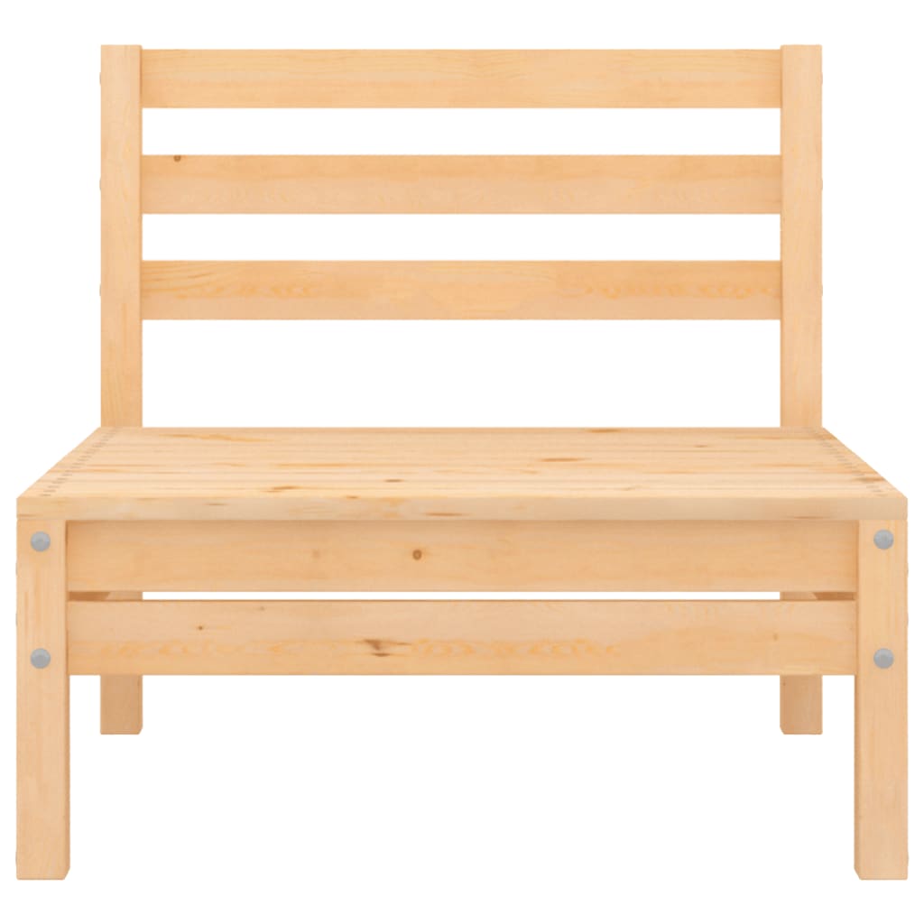 Solid Wood Pine Patio Sofas 2 pcs A132