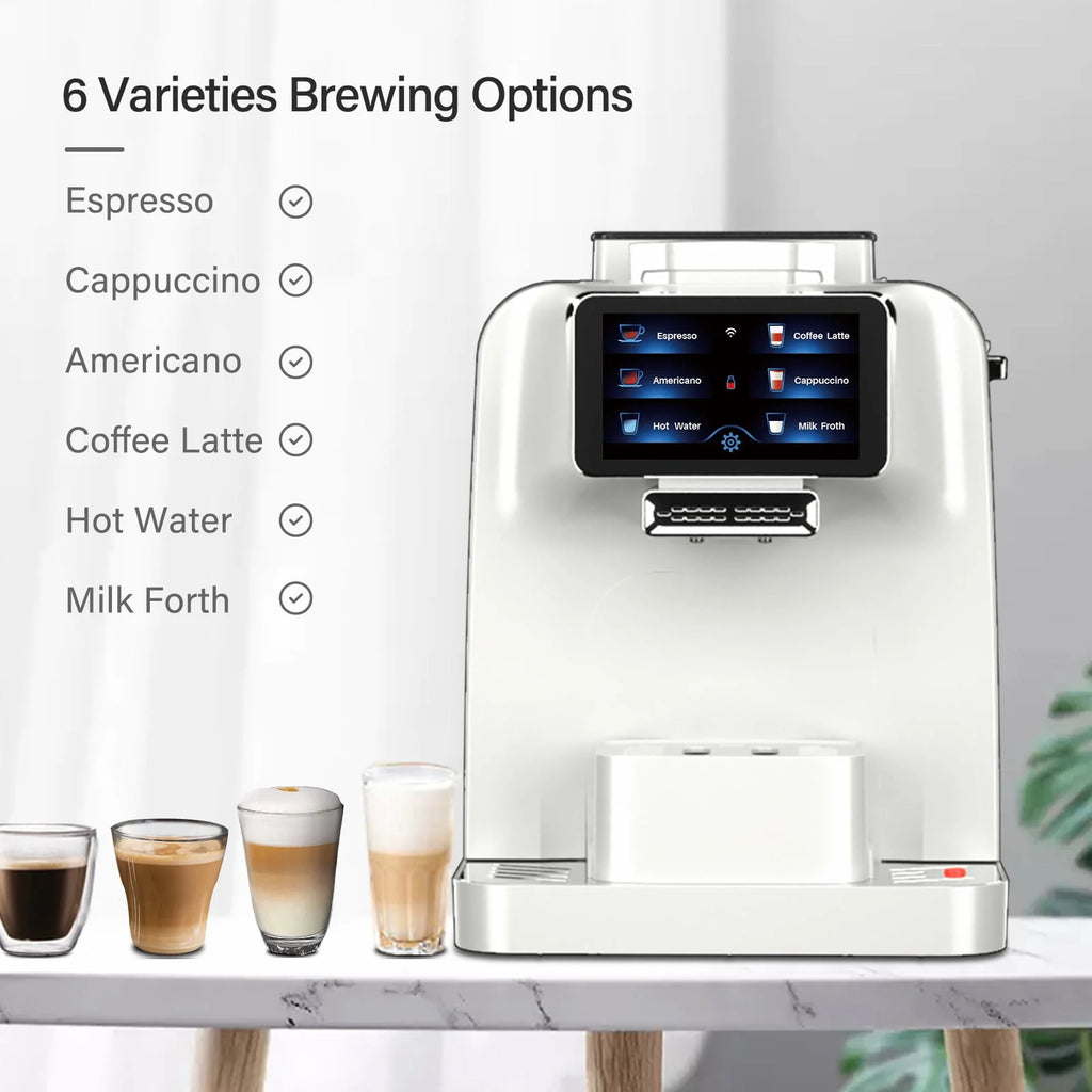 Automatic Espresso Coffee Machine with Milk Jug I647