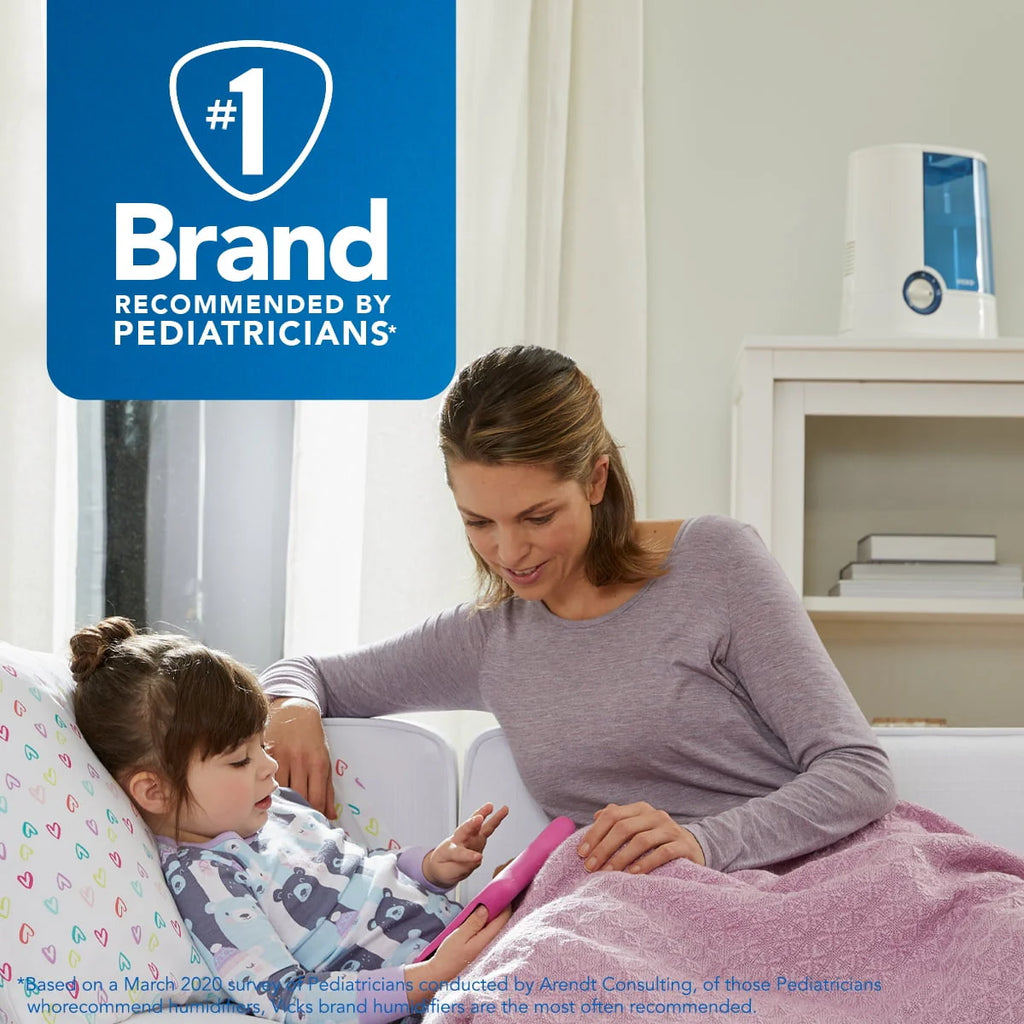 Blue Warm Mist Humidifier Q297435