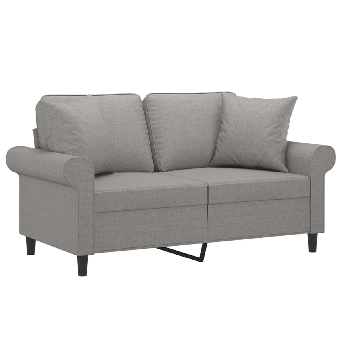 Gray 47.2" Fabric 2-Seater Sofa W8573