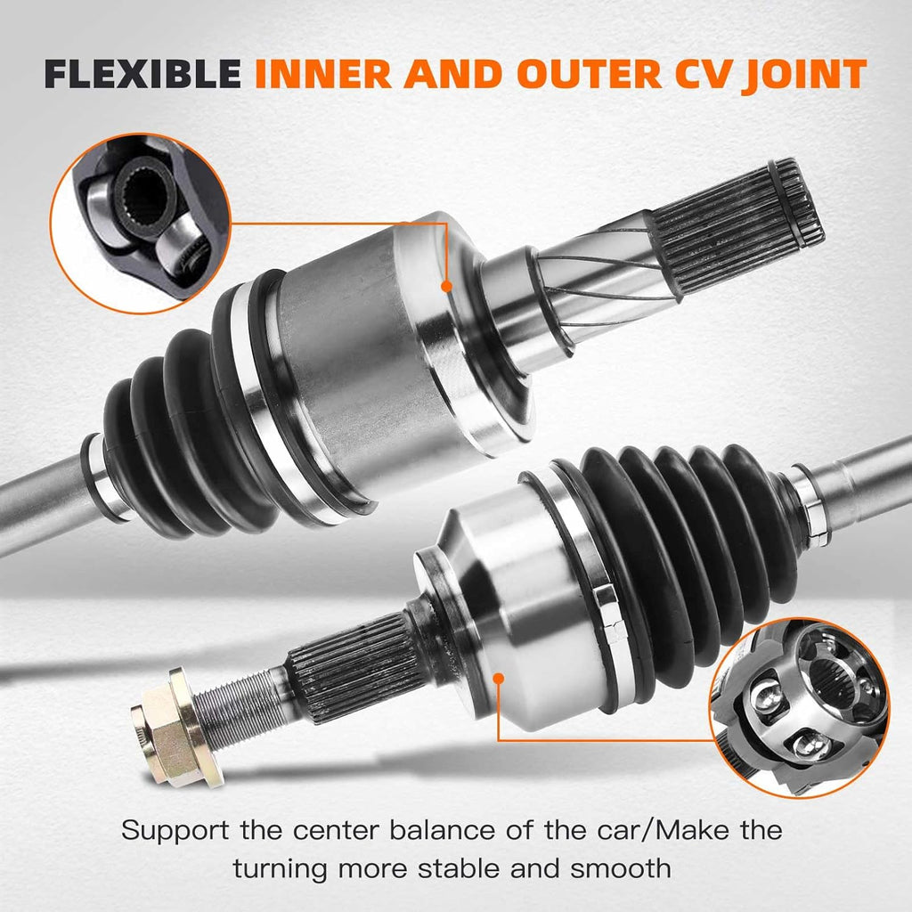 CV Axle Shaft Left Front Driver Side 4WD Pack of 2 B23964