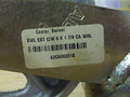 Heavy Duty Swivel Caster 6 Diameter Cast Iron Wheel Roller Bearing 2 Tread Width Plate 1400 lb H233846