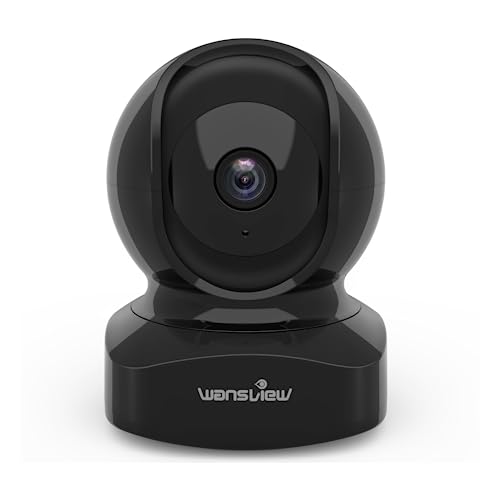 Security Camera Indoor, 360 Degree WiFi, 2 Way Audio Night Vision, Black, 3MP L277