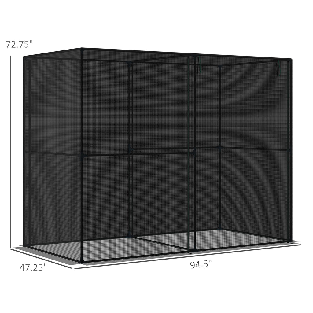 Outdoor Walk-in Crop Cage with HDPE Cover Z5448