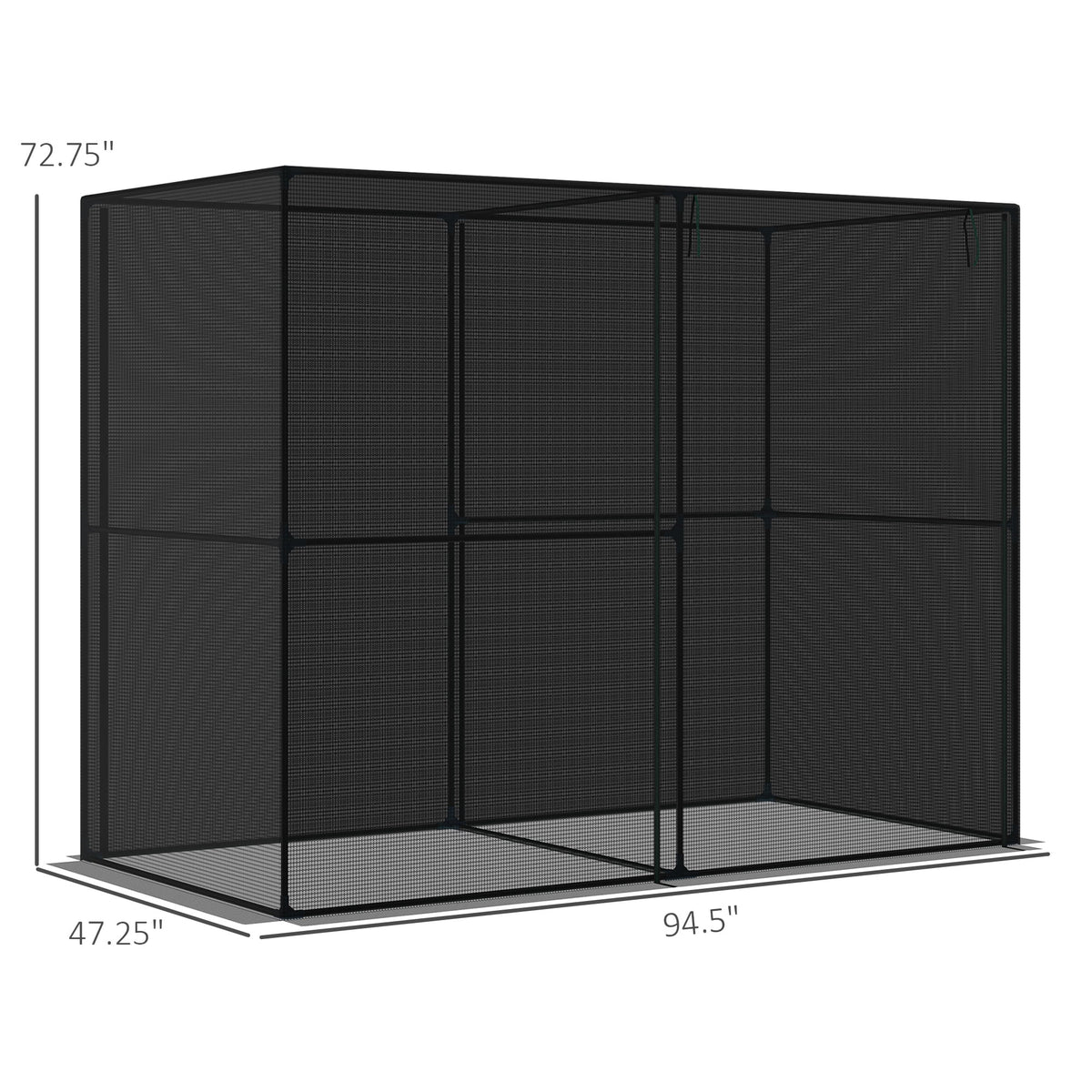 Outdoor Walk-in Crop Cage with HDPE Cover Z5448