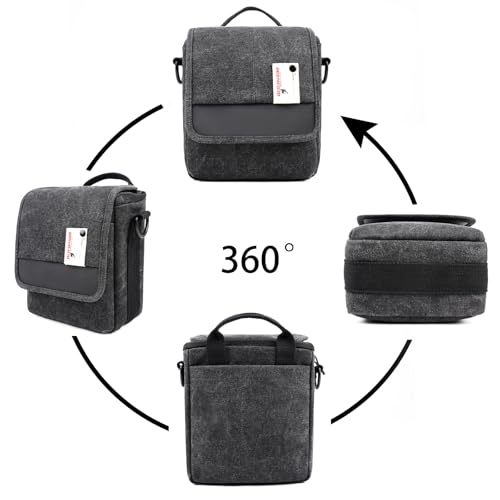 Small DSLR Camera Shoulder Bag Waterproof Messenger Bag Crossbody Case A11040