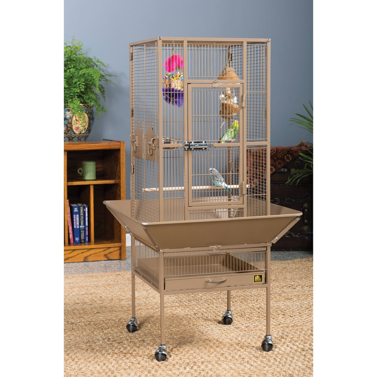 Pewter Bird Cage F565046