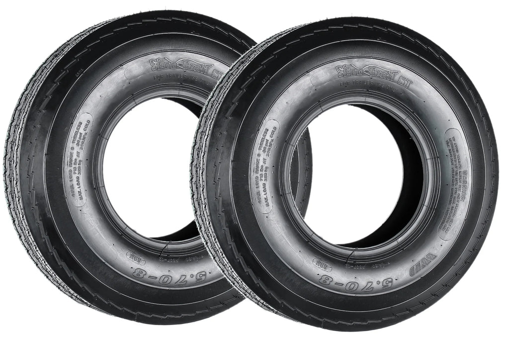 2-Pack Trailer Tire 5.70-8 4 Ply Bias Z5366