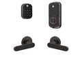 Touchscreen Deadbolt with Passage Levers Y20164