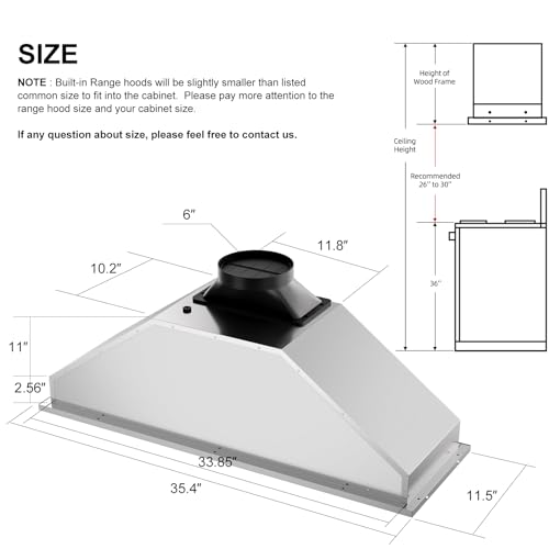 900 CFM Voice Control Kitchen Range Hood B275