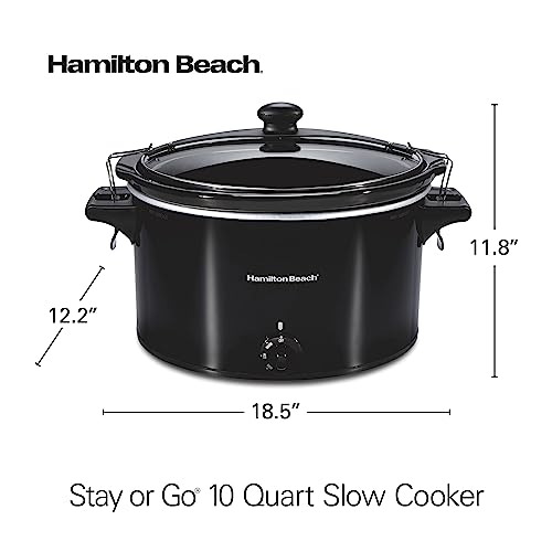 6-Quart Black Portable Slow Cooker F63156