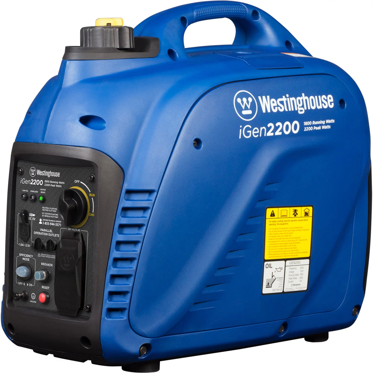 2200 Peak Watt Portable Gas Inverter Generator I92460