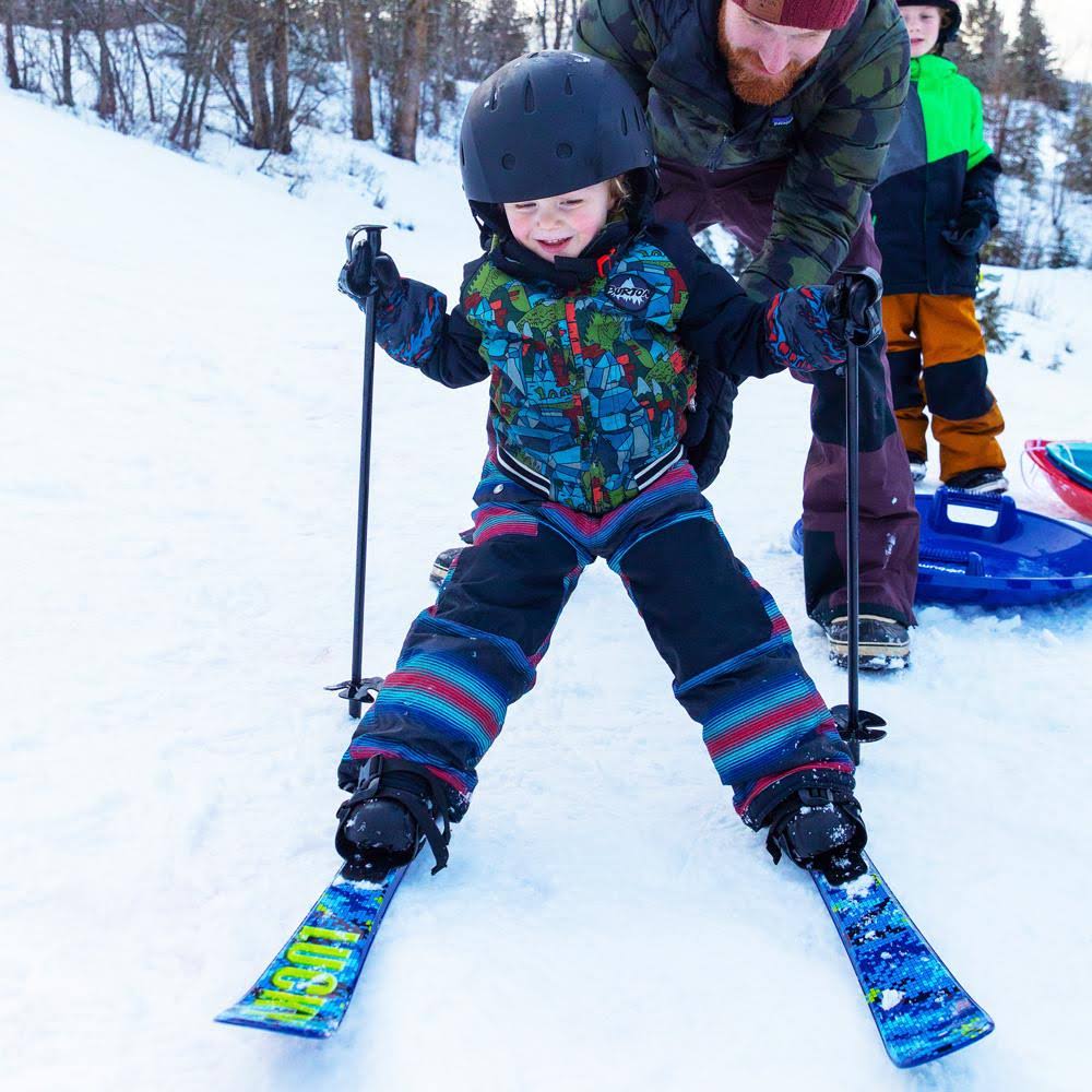 Plastic Skis with Poles 70 cm A709739