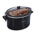 6-Quart Black Portable Slow Cooker F63156