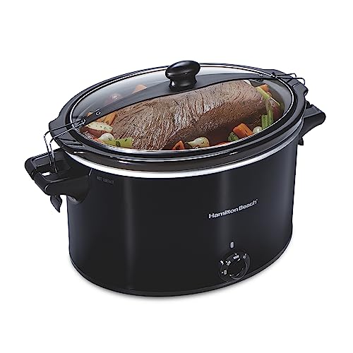 6-Quart Black Portable Slow Cooker F63156