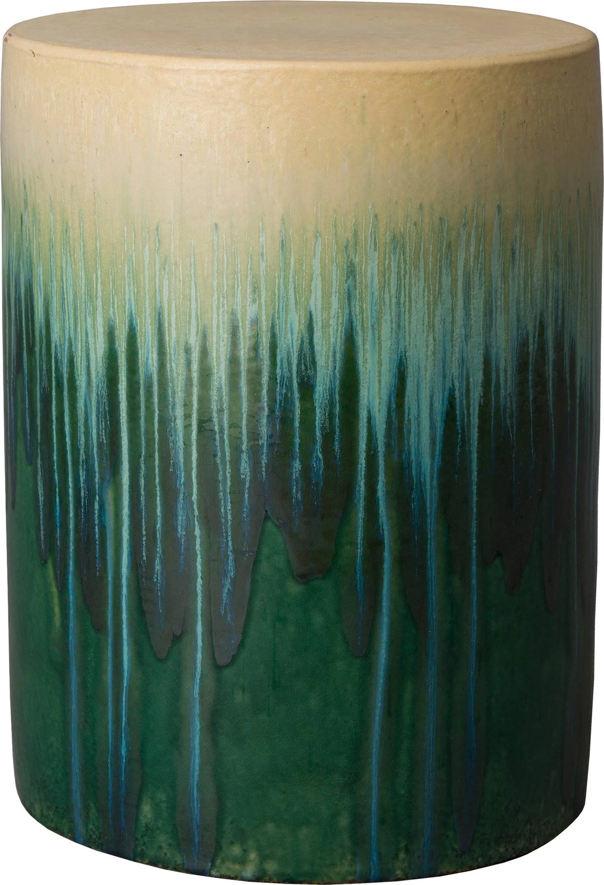 Round Garden Stool Cascade Green B125658