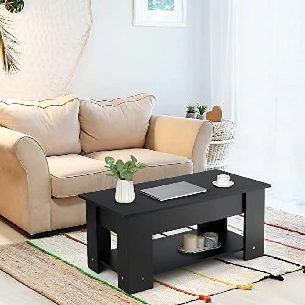 Lift Top Coffee Table with Hidden Compartment R931