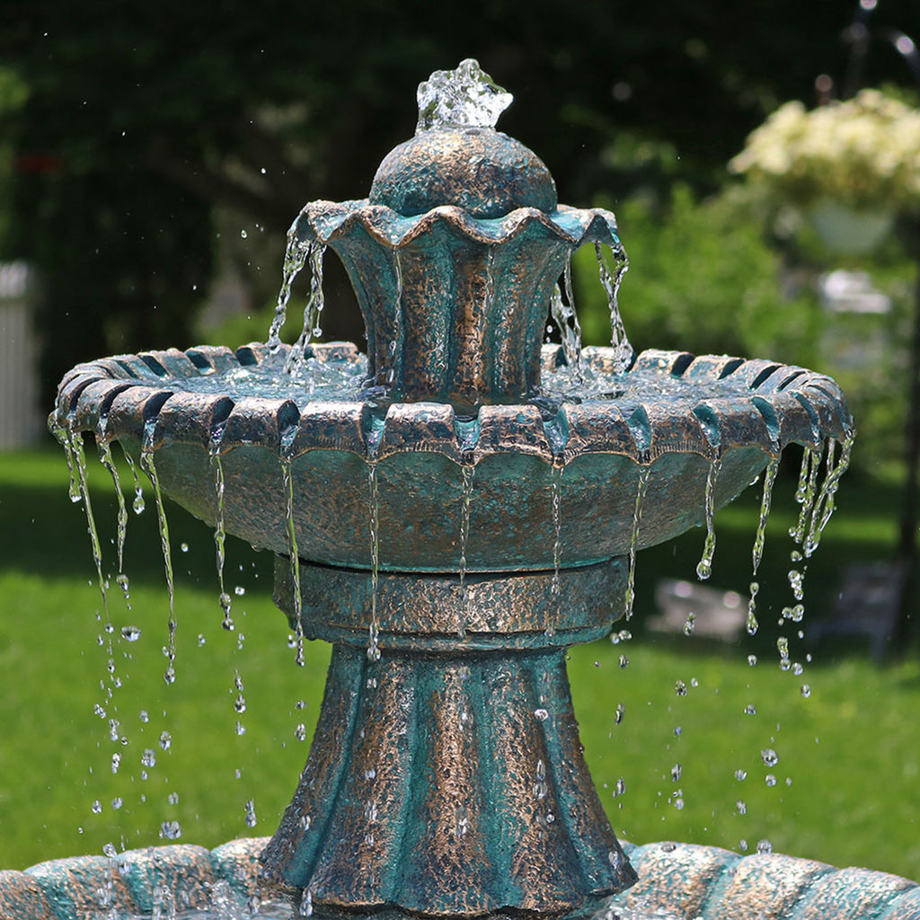 2-Tier Outdoor Water Fountain M112