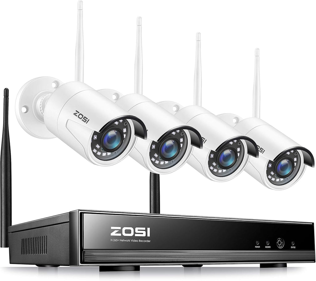 8CH 1080P Security Cameras System with 1TB Hard Drive and 4 Indoor Outdoor Cameras D974165