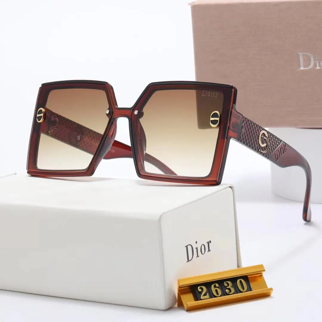 Rhombus Print Polarized Sunglasses N221812
