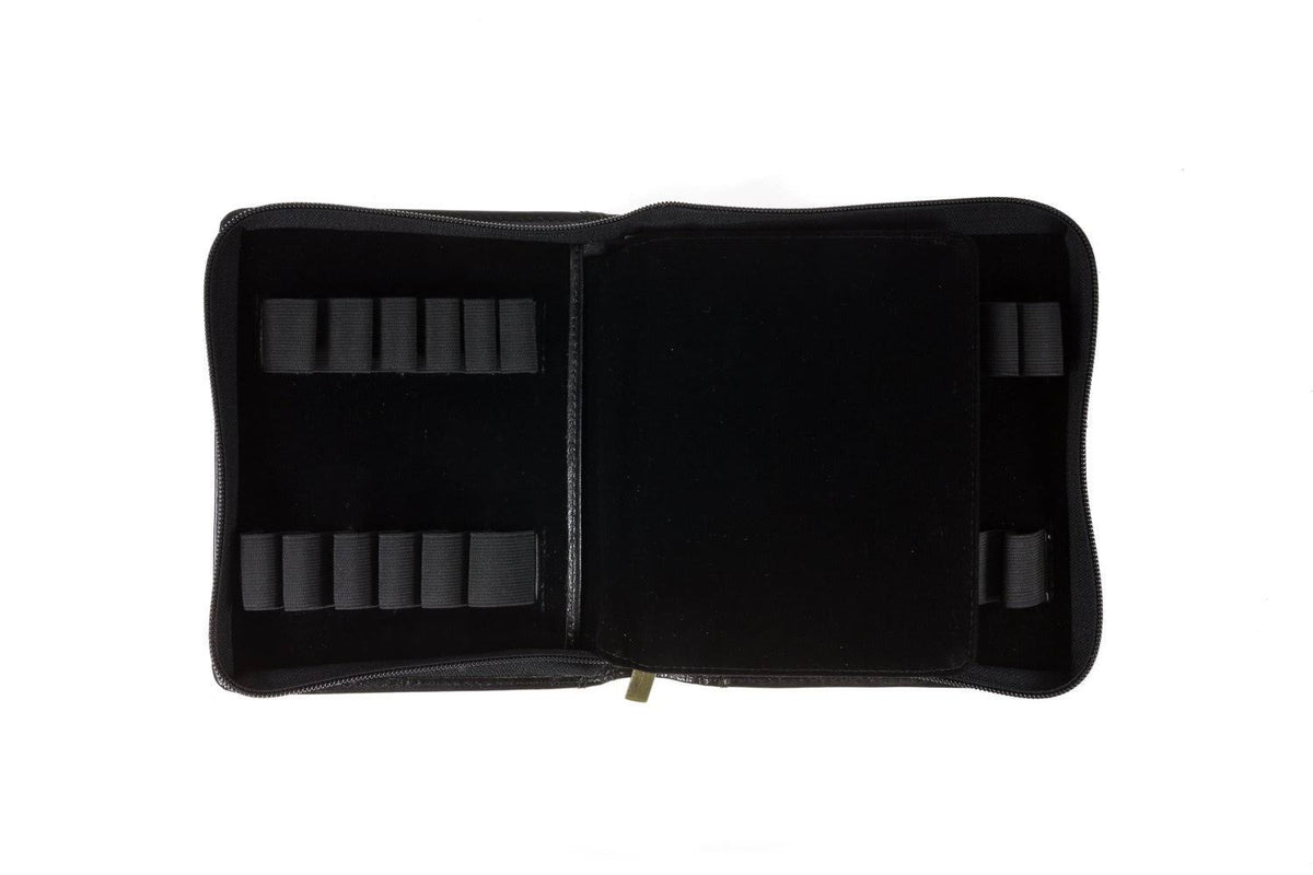 Black Zippered Pen Case L208
