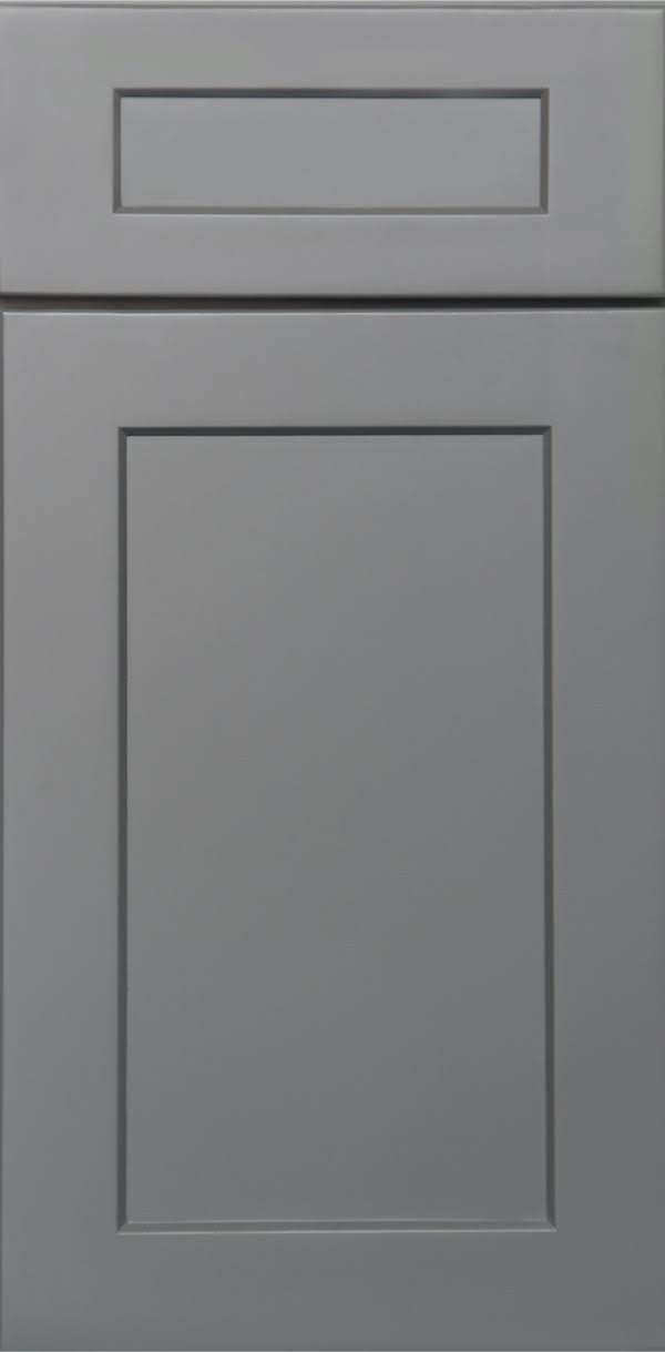 Grey 2 Doors 2 Shelves Wall Cabinet High-Density Fiberboard M808