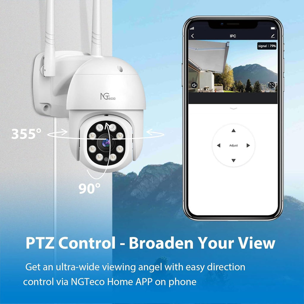 2K WiFi Security Camera with Spotlight Night Vision Y8219