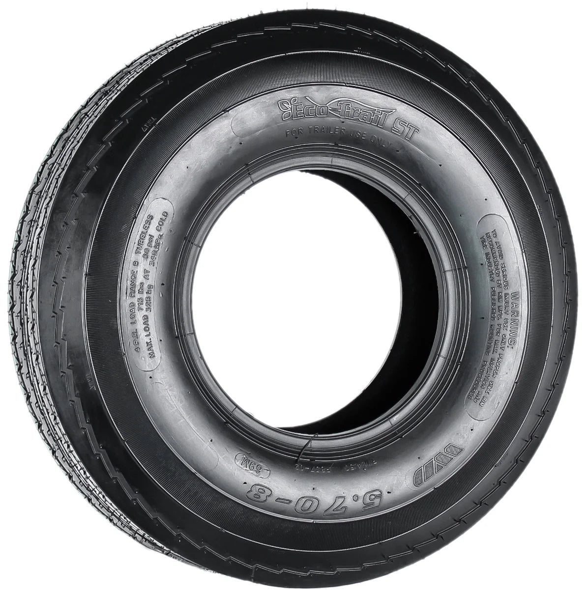 2-Pack Trailer Tire 5.70-8 4 Ply Bias Z5366