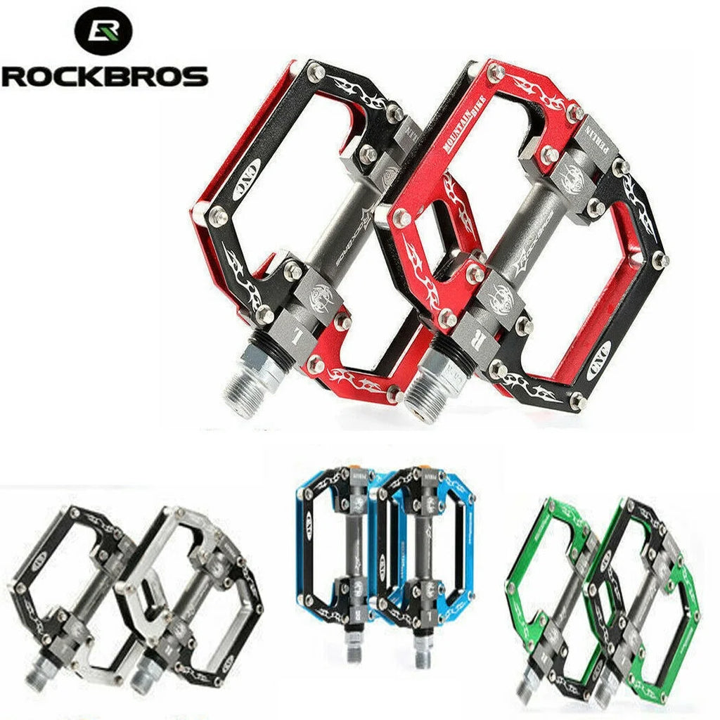 Aluminum Alloy Bike Pedals 3 Bearings 9/16" B898937