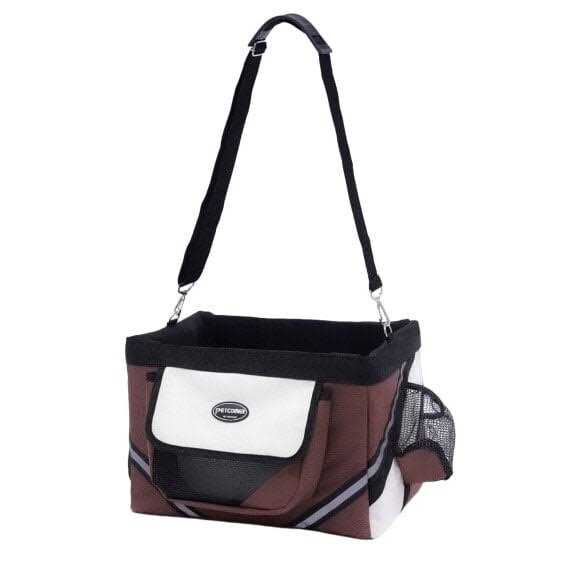 Expandable Foldable Soft-Sided Dog Bike Basket Carrier J19462