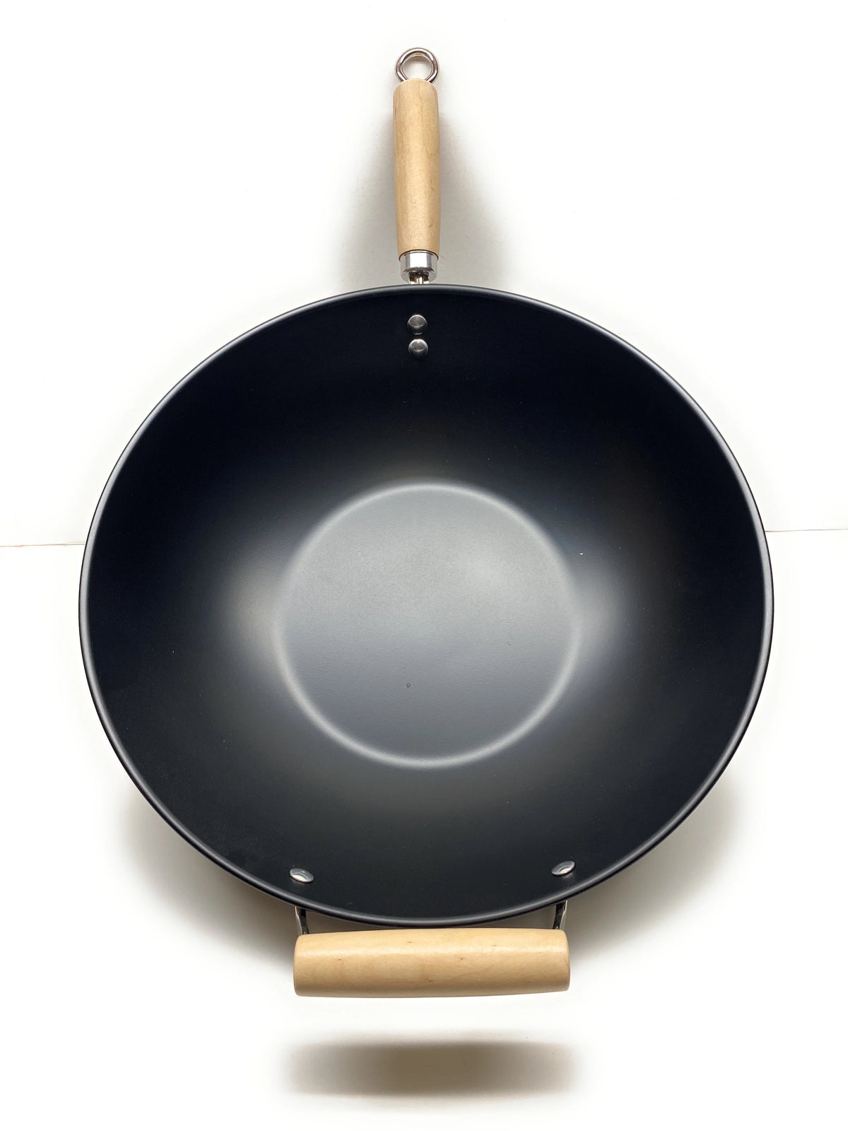 14" Non Stick Cast Wok with Wood Handle O451878