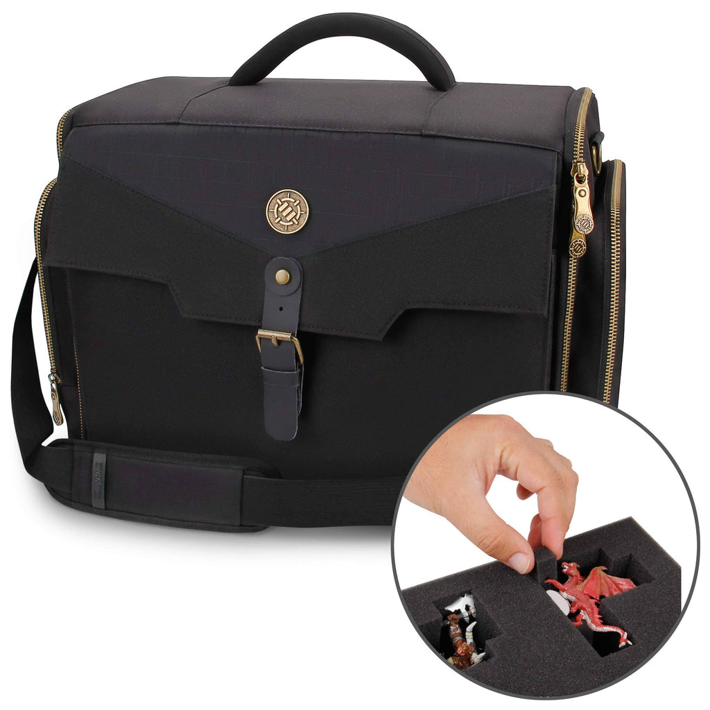 Portable Miniature Figure Storage Case with 4 Foam Layers N963