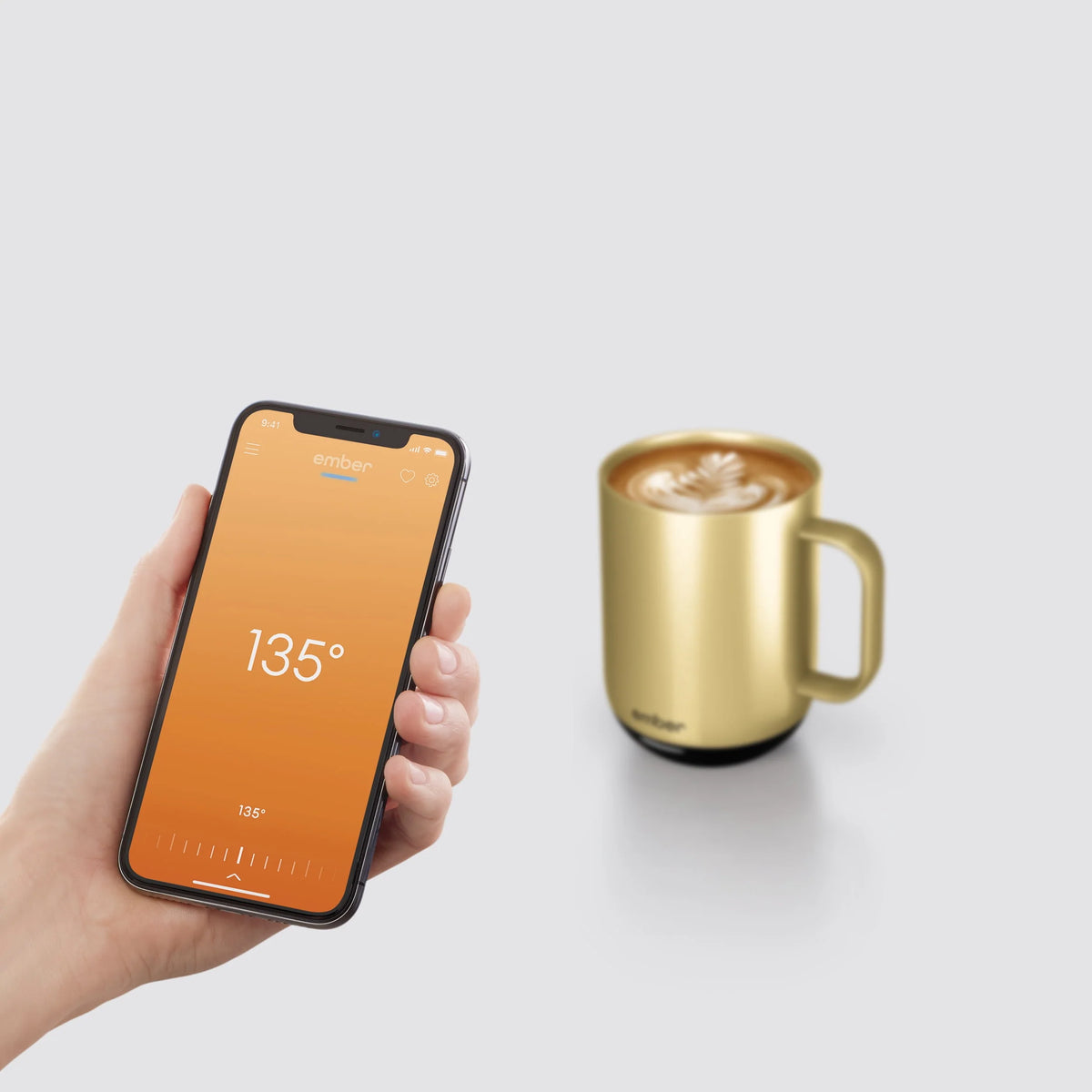 10 oz Copper Temperature Control Smart Mug I88156