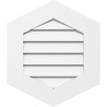 Vertical Peaked Surface Mount PVC Gable Vent K61474