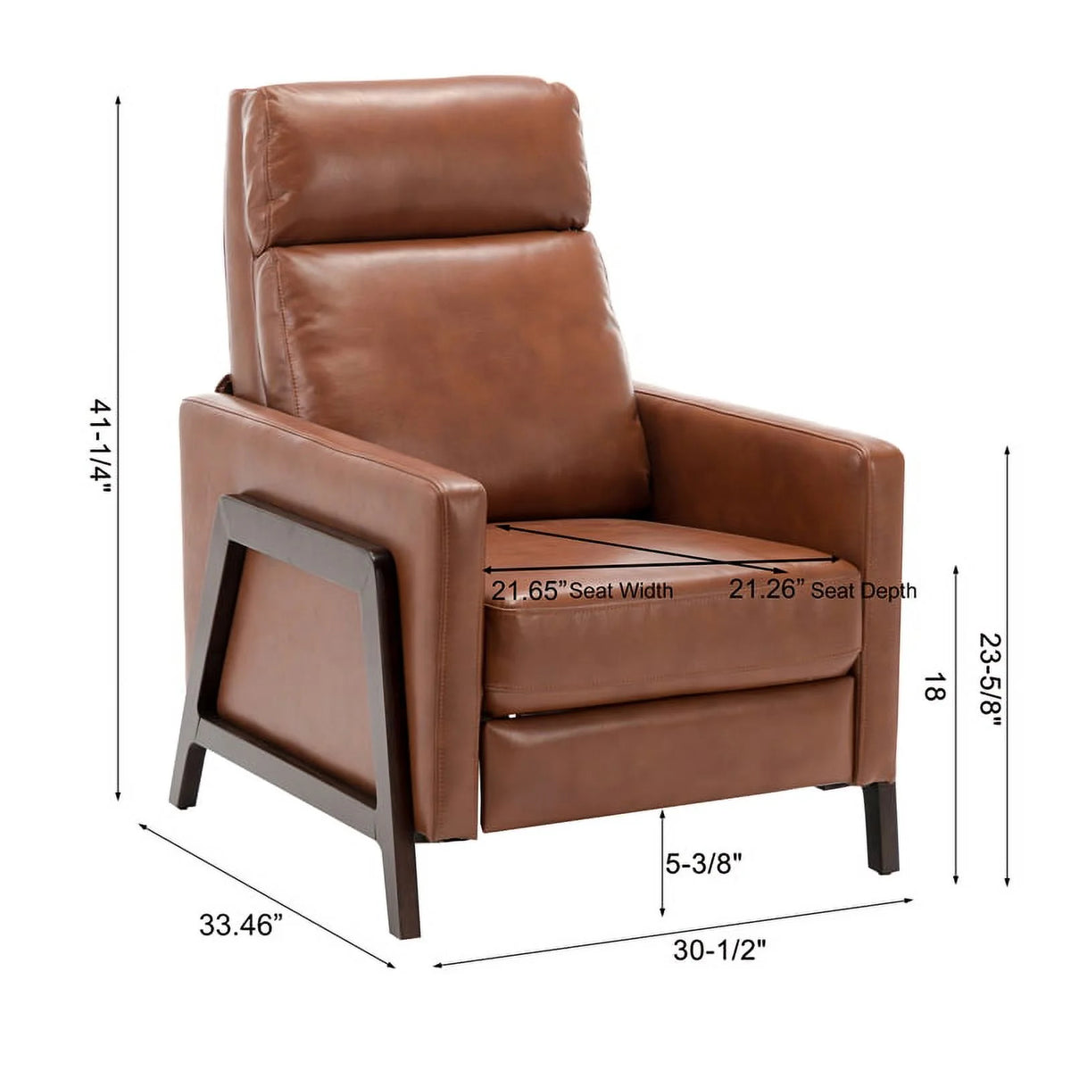Faux Leather Recliner X65488