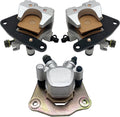 Front Left Right & Rear Brake Calipers for Suzuki Vinson 500 LT-A500F/LT-F500F 2003-2007 Pack of 2 P104