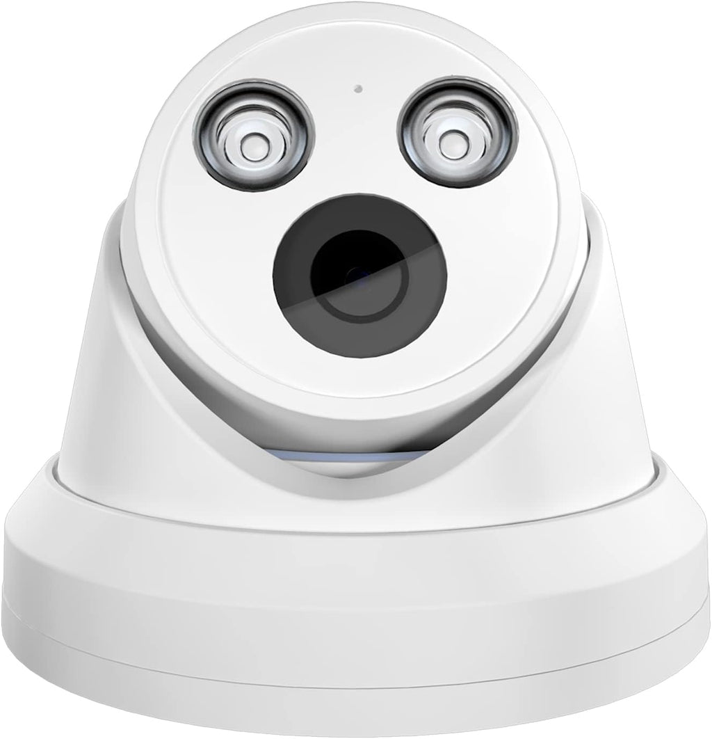 5MP Outdoor PoE IP Dome Camera with Full Color Night Vision P1333